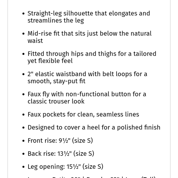 Betabrand Classic DPYP Dress Pant Yoga Pant Charcoal Size Small - Picture 6 of 13